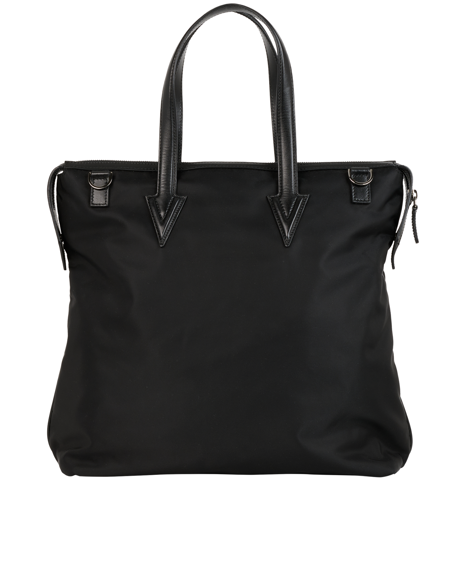 Greca Cargo Tote, &pound;395, Handbags, Black/Grey, Nylon, Back view